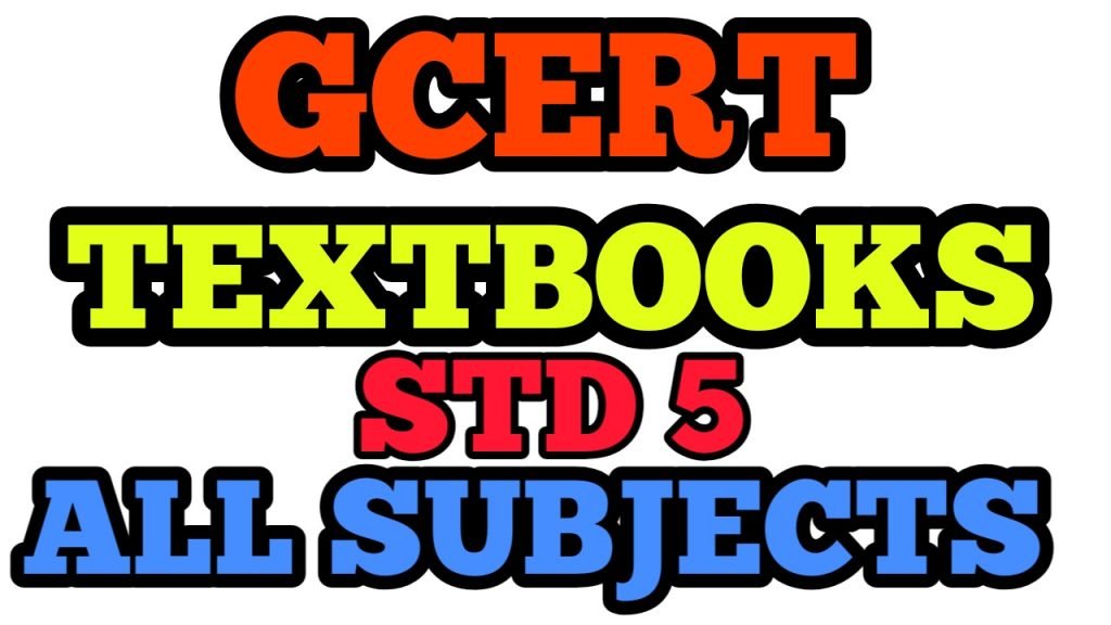 Std 5 All Subject GCERT textbooks download