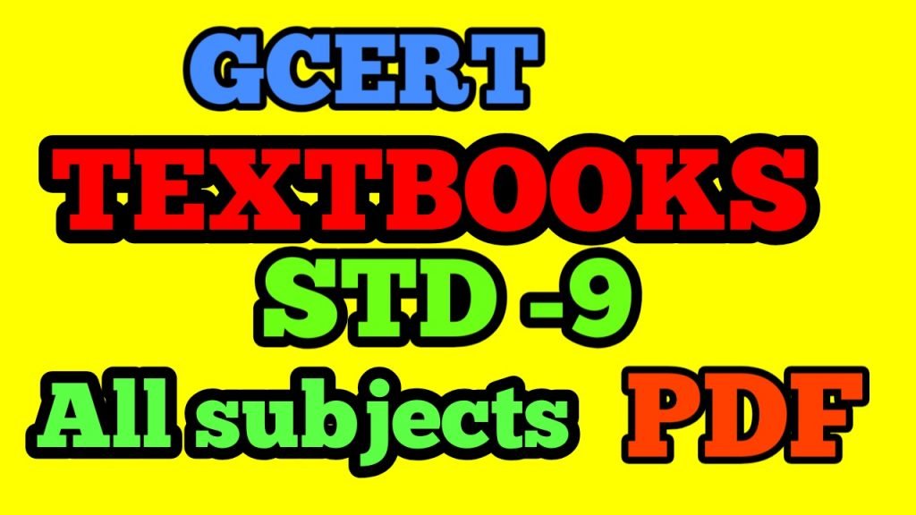 Std 9 All Subject GCERT textbooks download
