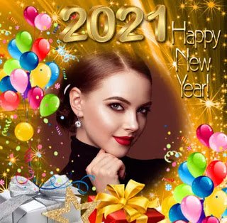 New Year 2021  Frame - New Year Greetings 2021